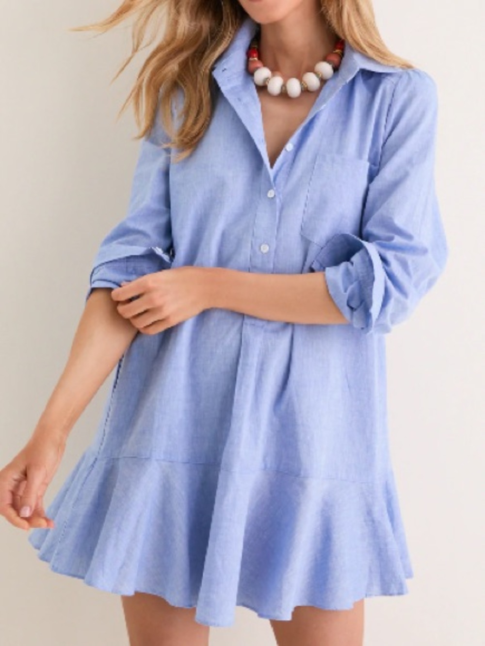 Tuckernuck Chambray Callahan Shirt Dress